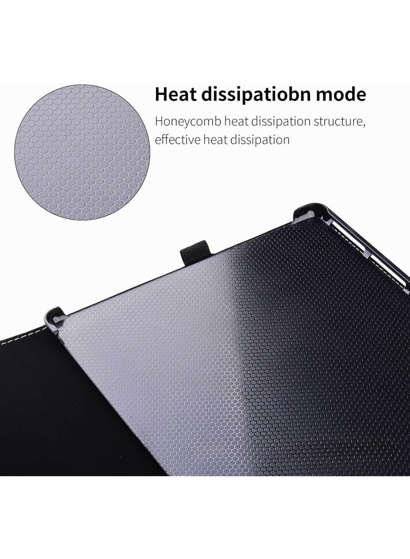 Compatible with Microsoft Surface Pro 12-inch (2025) Tablet Protective Case, Sleeve Pouch Cover Stand PU Leather Hard Case For Surface Pro 12 (Red) - Image 2
